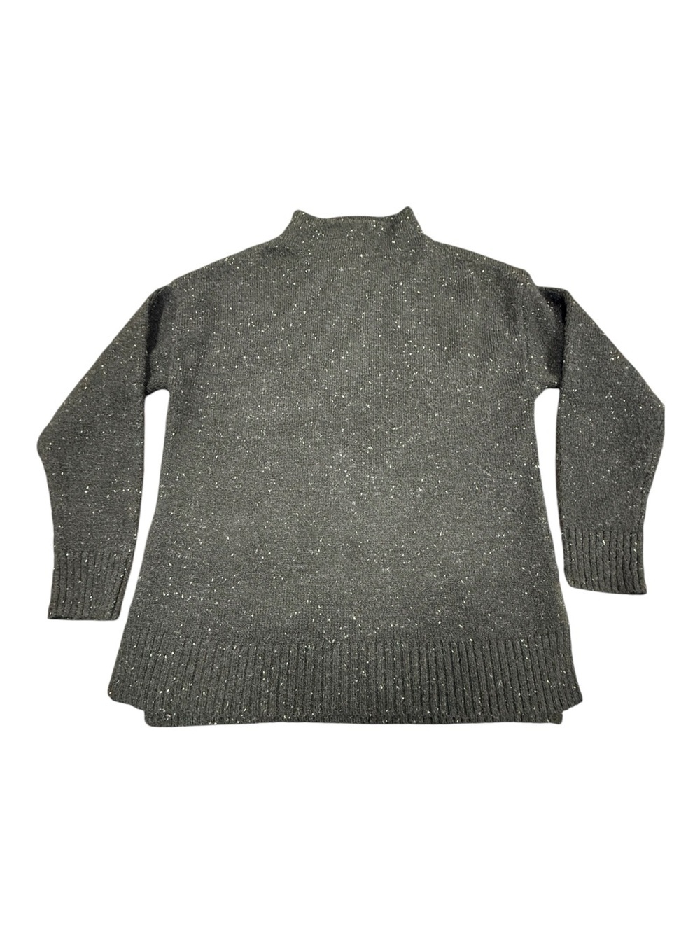 Well Worn Wool Blend Mock Neck Sweater Size S
